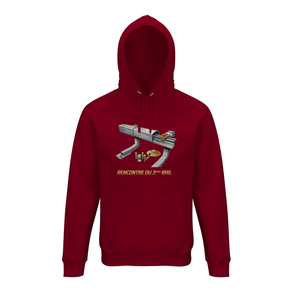 Sweat à capuche unisexe "Rencontre du 3e Rail"