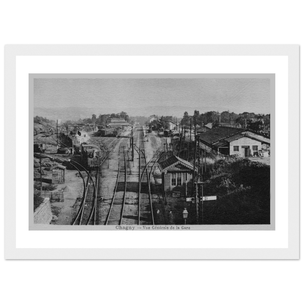 Chagny - vue generale de la gare