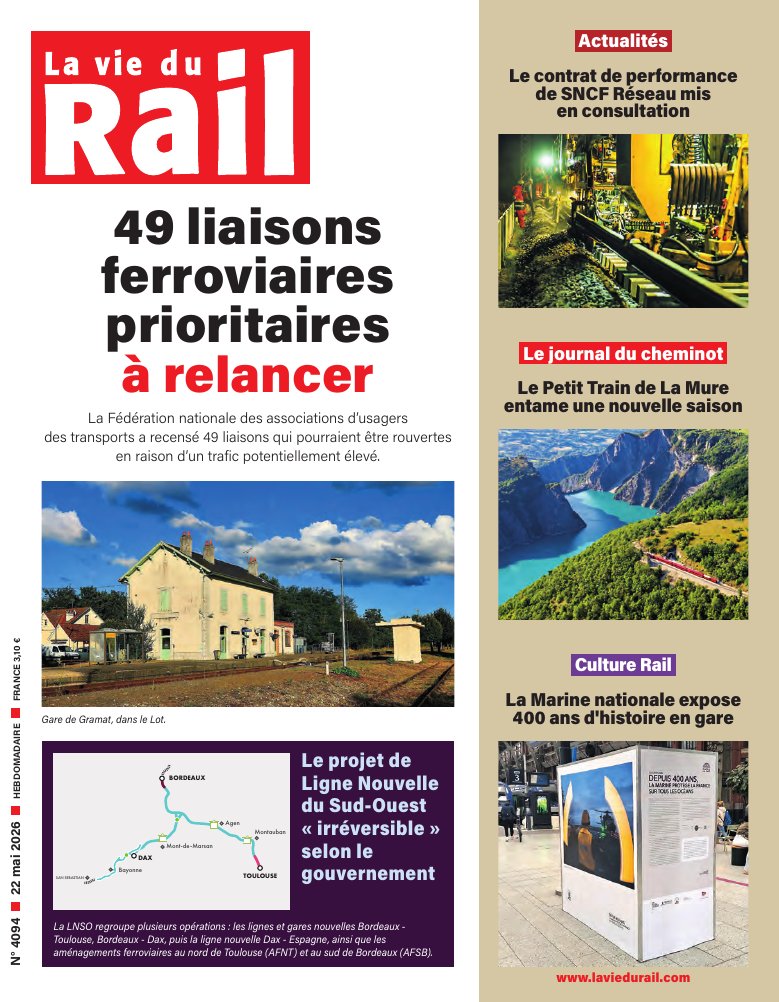 La Vie du Rail hebdo n°4094