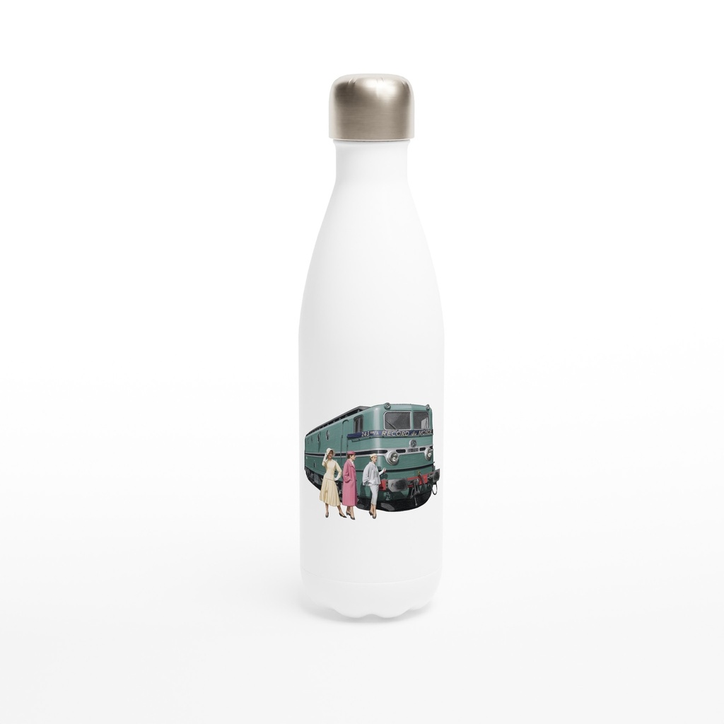 Bouteille Isotherme "Record 50's" Élégante 500ml – Acier Inoxydable Double Paroi