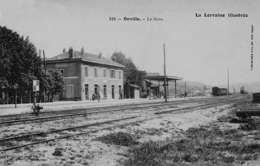 Onville - la gare