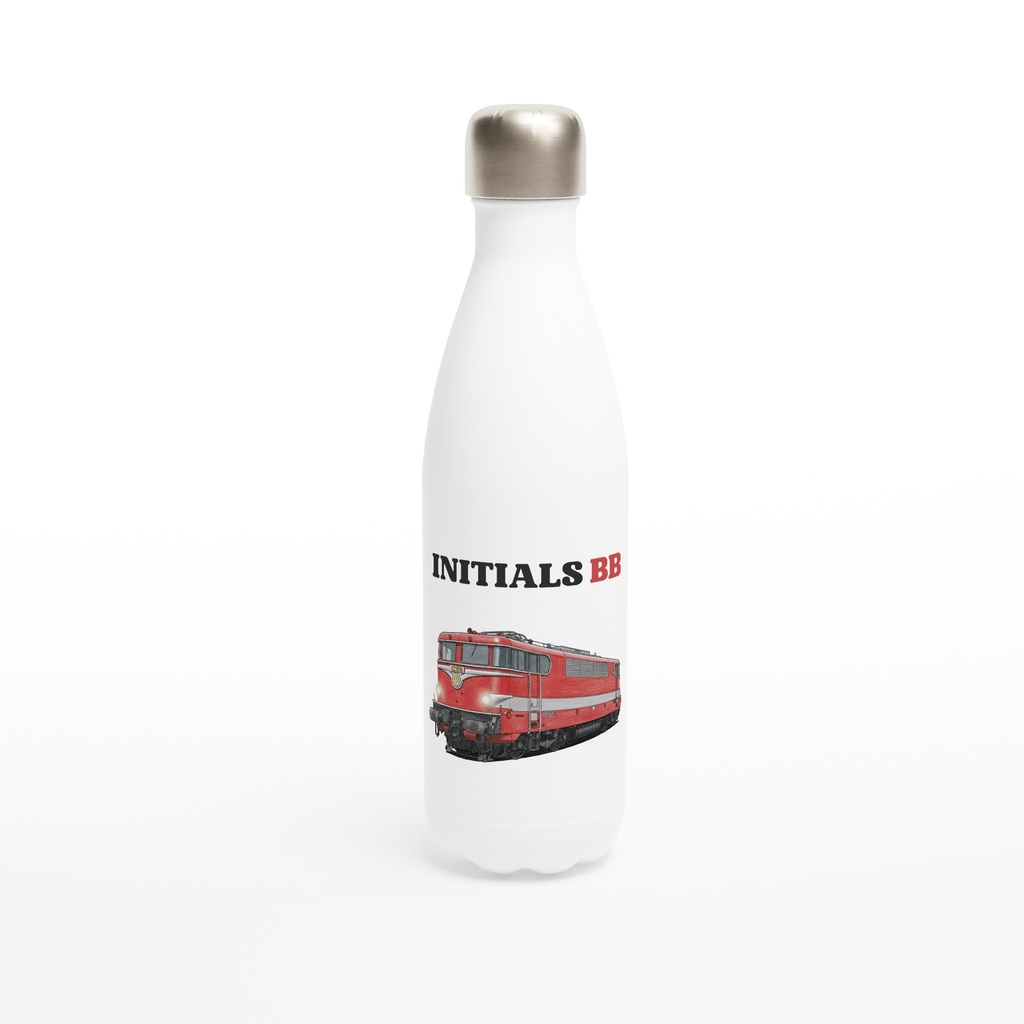 Bouteille Isotherme "Initials BB" Élégante 500ml – Acier Inoxydable Double Paroi