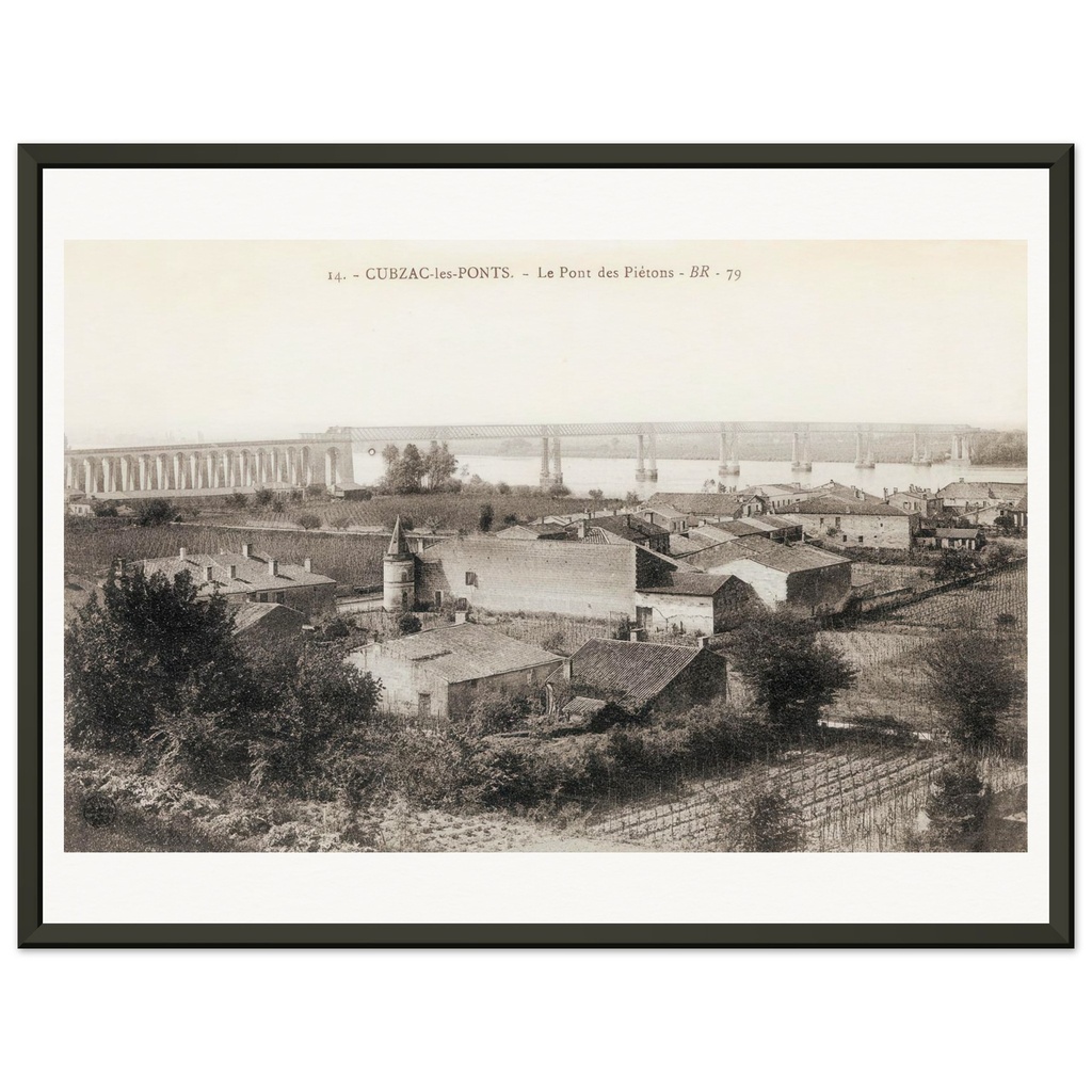 Cubzac les ponts - les ponts des Pietons
