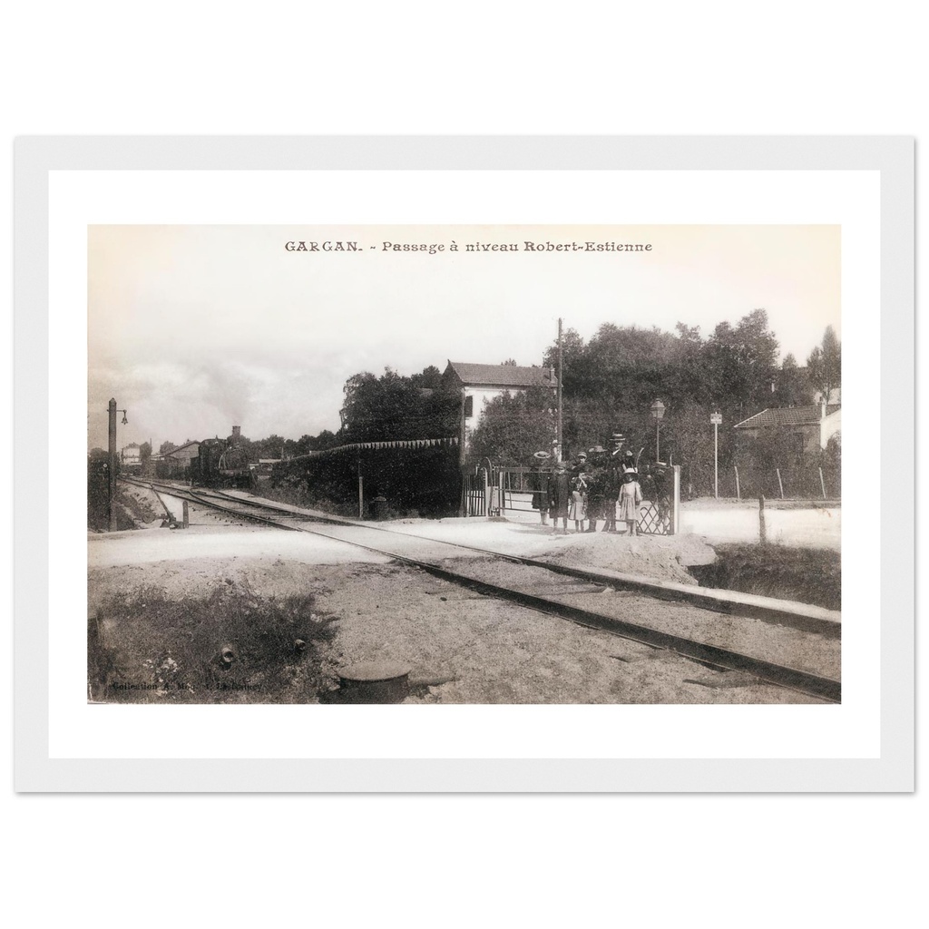 Gargan - Passage a niveau Robert-Estienne