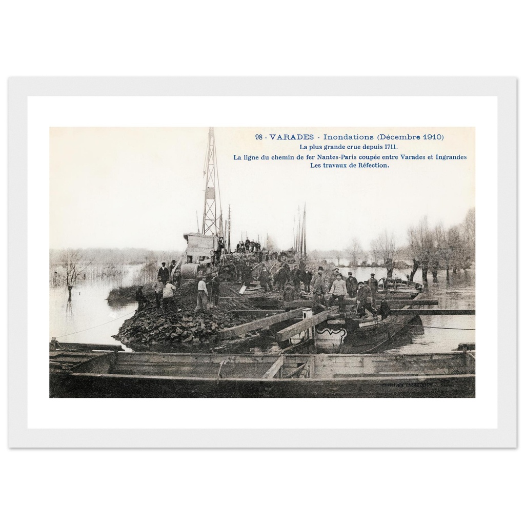 Varades - Inondations (decembre 1910)