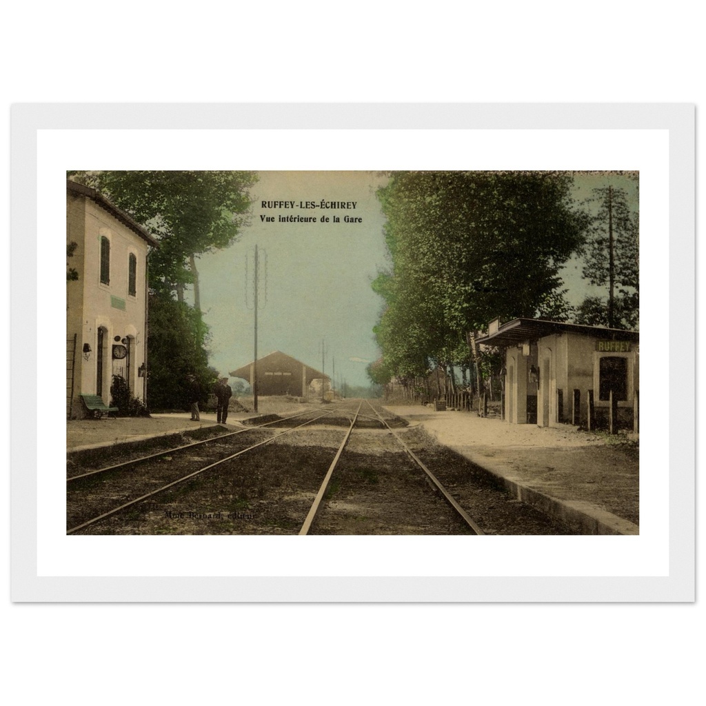 Ruffey Les Echirey - Vue interieure de la Gare