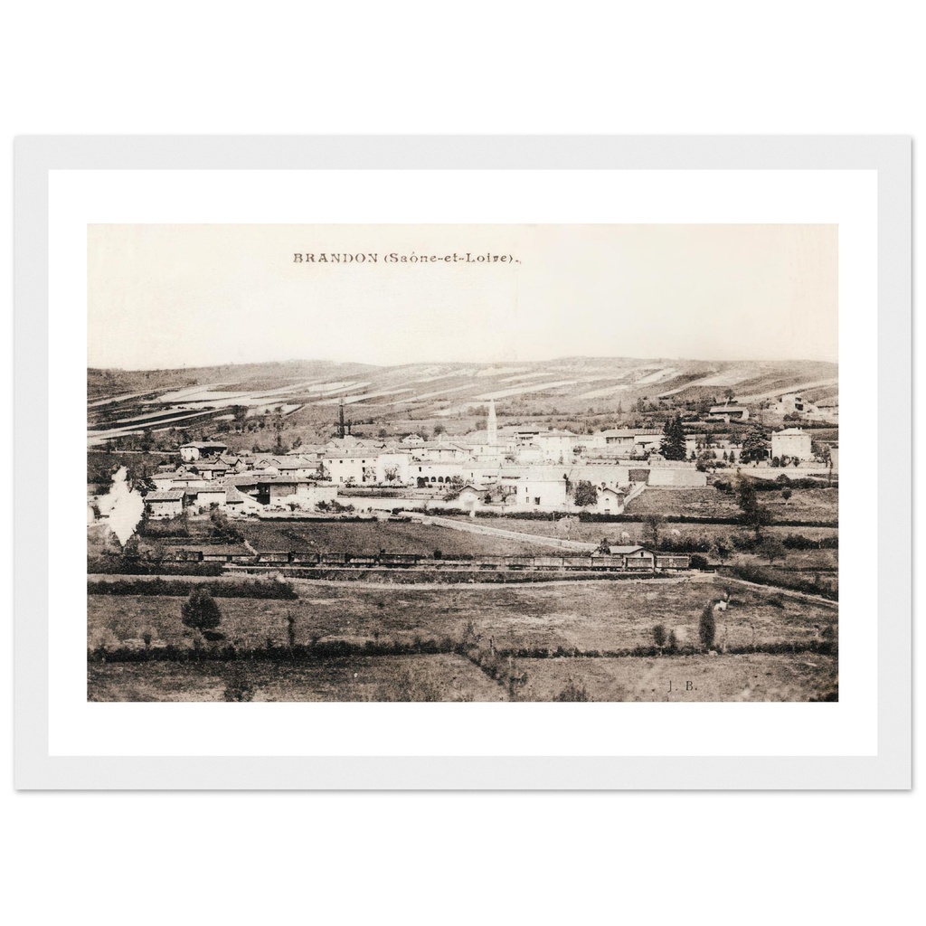 Brandon (Saone et Loire ) - Vue generale