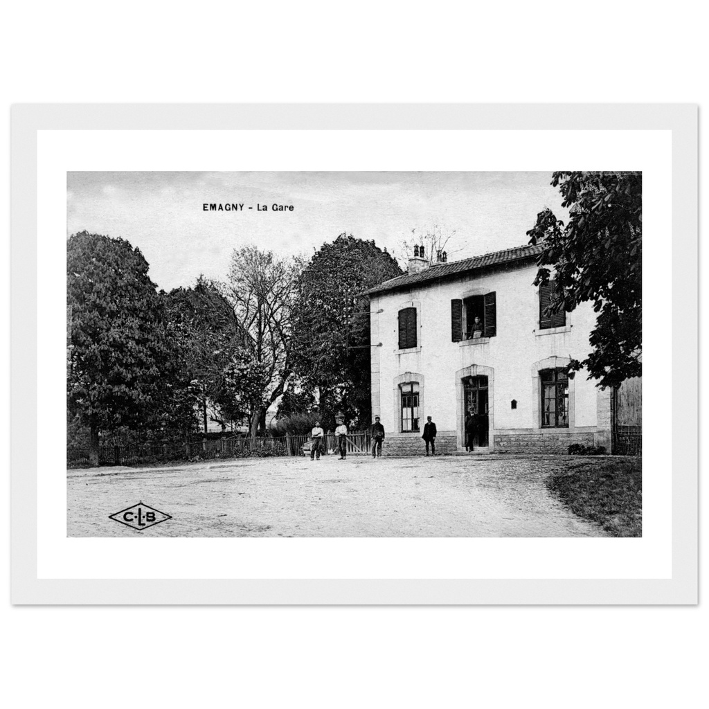 Amagny - Territoire de Belfort - Franche Comte - France    La Gare