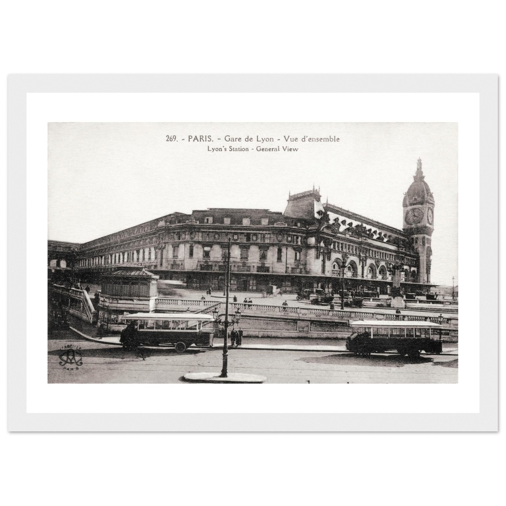 Paris - La Gare de Lyon,  Vue d emsemble