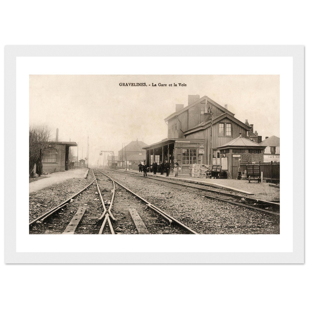 Gravelines - La Gare et la Voie