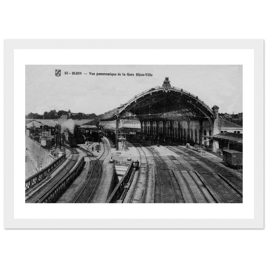 Dijon - Vue panoramique de la Gare Dijon-Ville