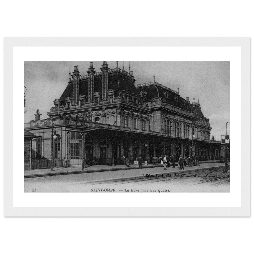 Saint-Omer - La Gare (vue des Quais)