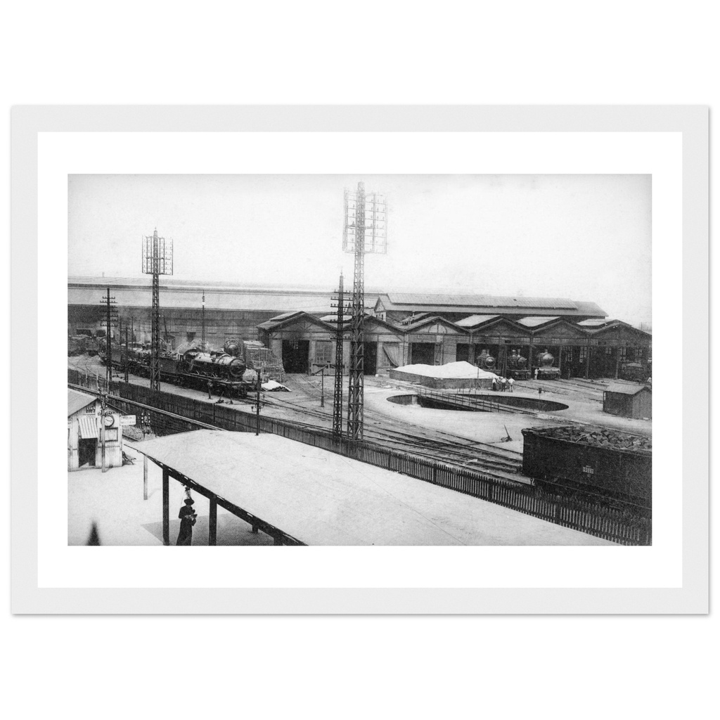 Gare des batignolles Le Dépôt des machines