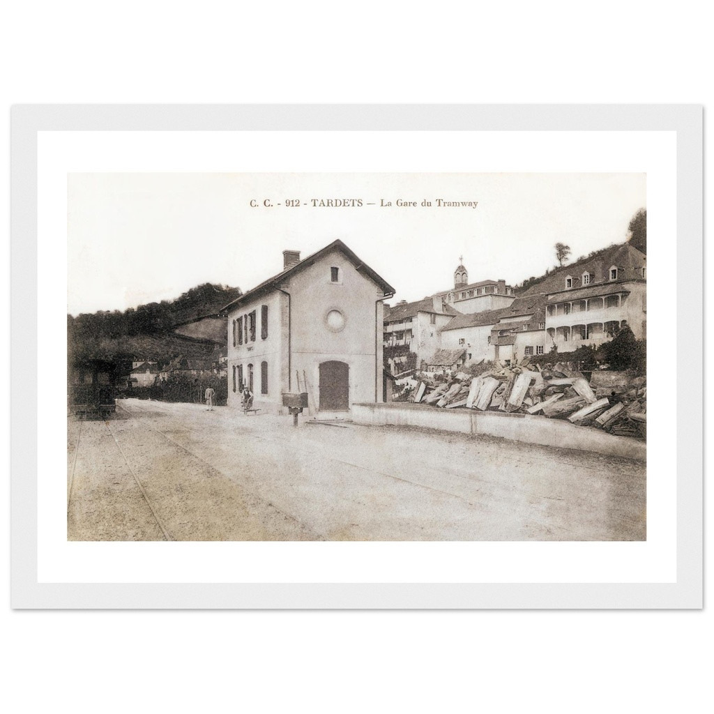 Tarderts - la gare des tramway Pyrennees Atlantiques - Aquitaine - France