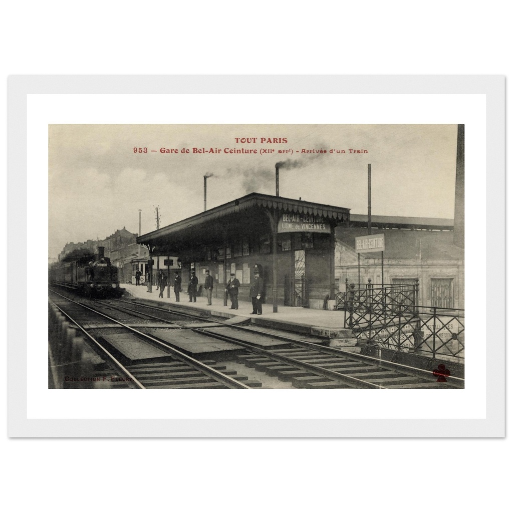 Gare de Bel-Air Ceinture (XIII arrt) - Arrivee d un Train