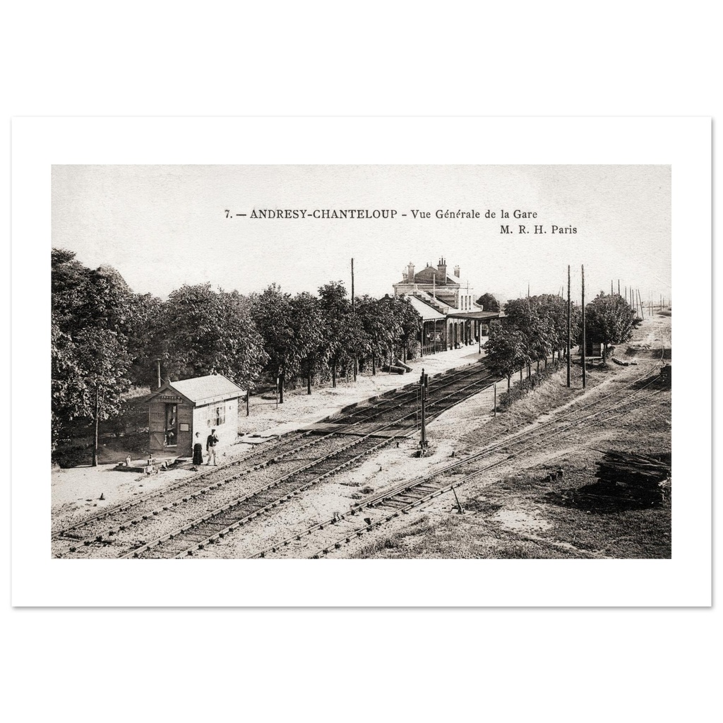 Gare d'Andresy-Chanteloup , vue generale de la Gare