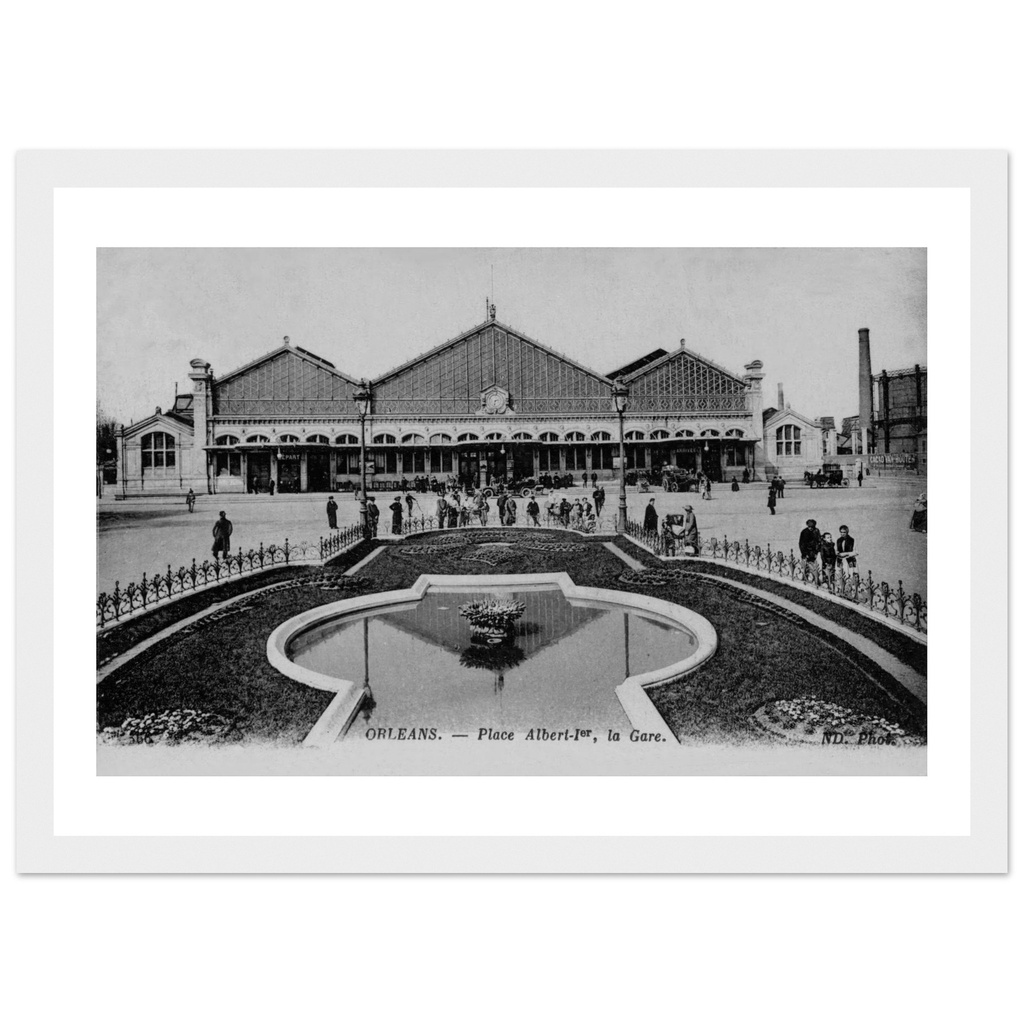 Orléans - La Gare et la place Albert 1er