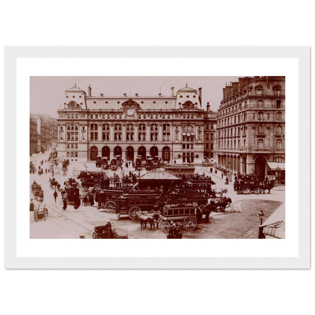 Paris, St lazare - la Gare , Cour de Rome