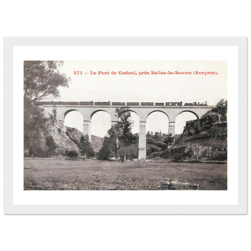 Le Pont de Eadoul, pres Salle -la-source (Aveyron)