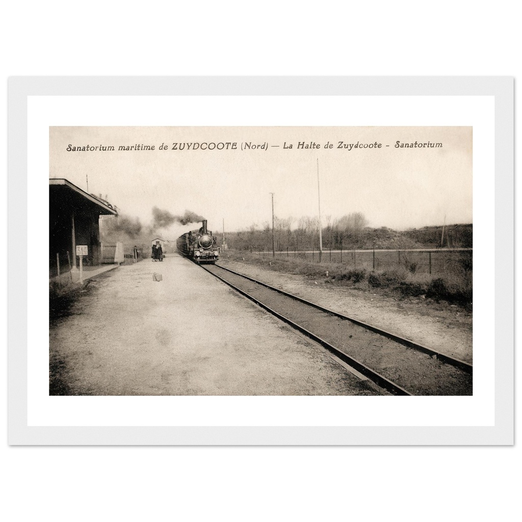 Sanatorium maritime de Zuydcoote (nord)-la halte de Zuydcoote-Sanatorium
