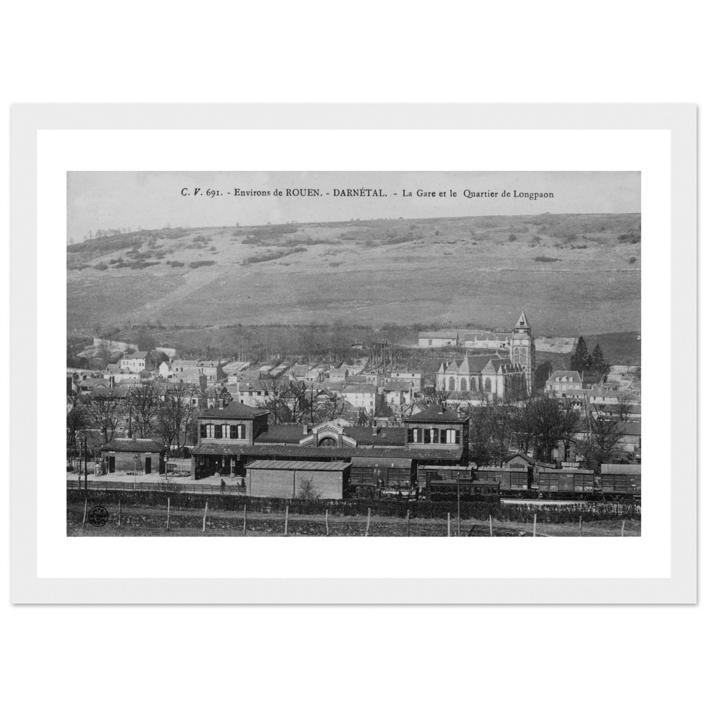 Darnétal - La Gare et le quarter de Longpaon