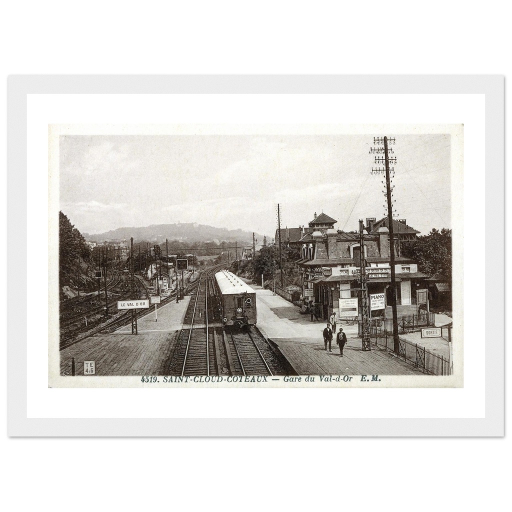 St  Cloud Coteaux - la gare