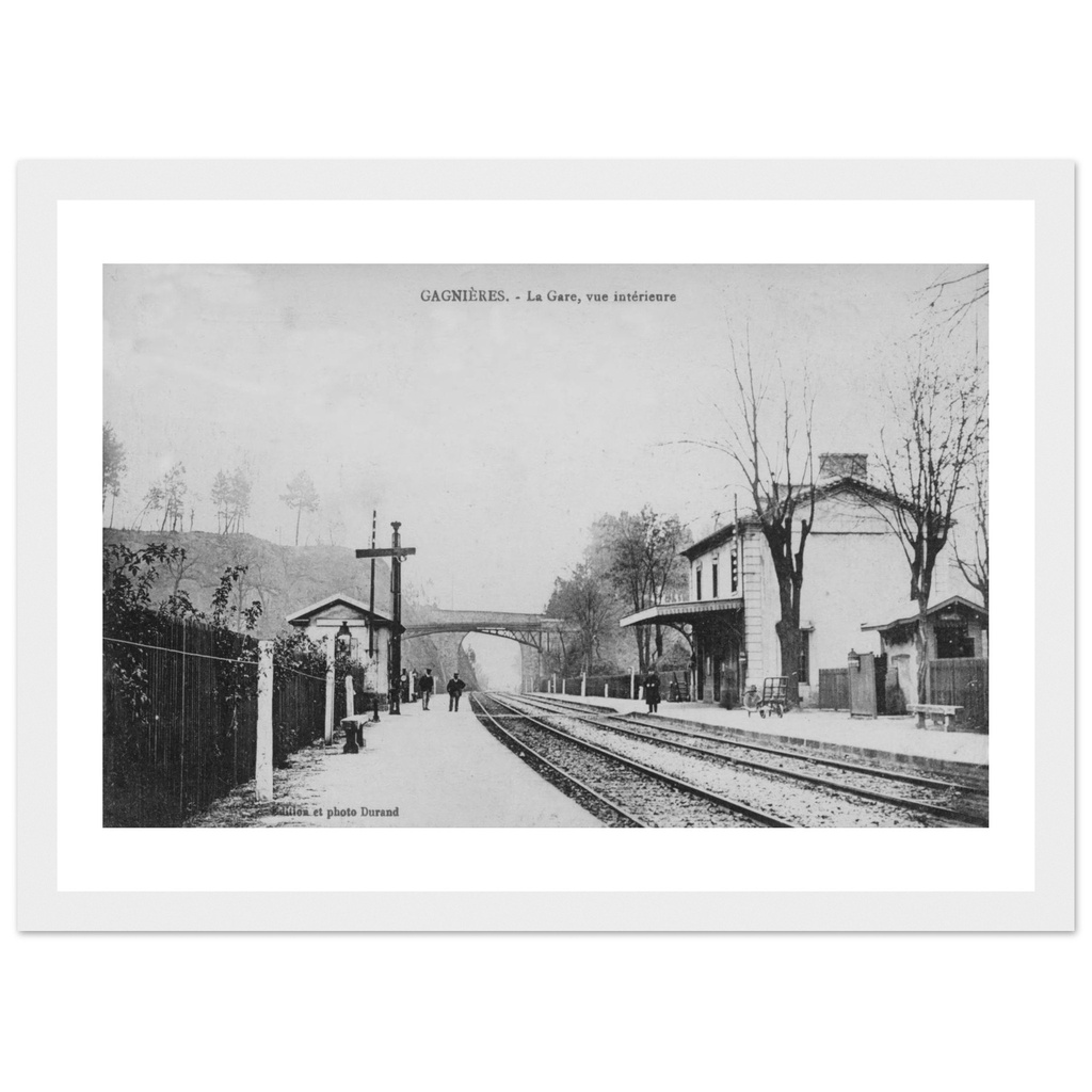 Gagnieres - la Gare - Vue interieure