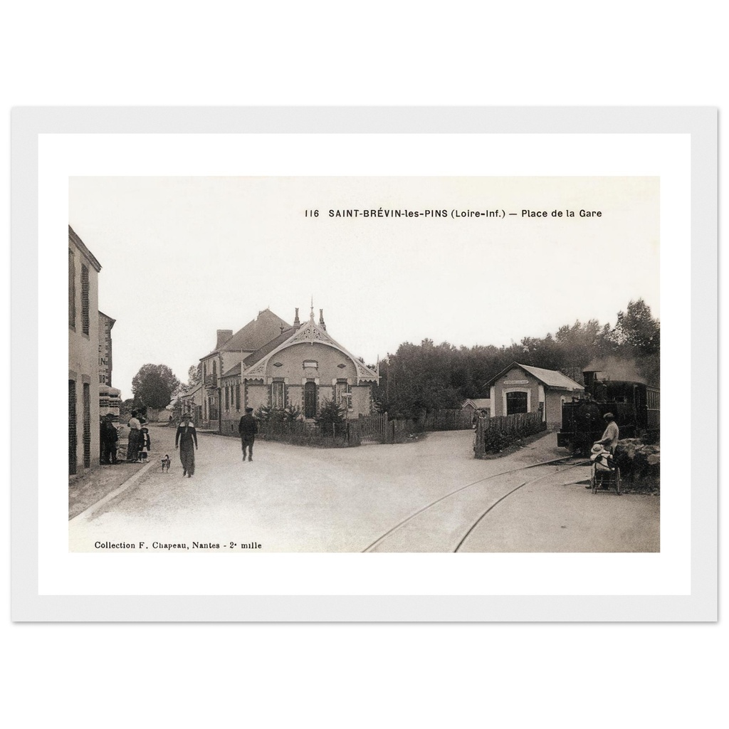 Saint-Brevin-les-Pins (loire inf) -Place de la gare