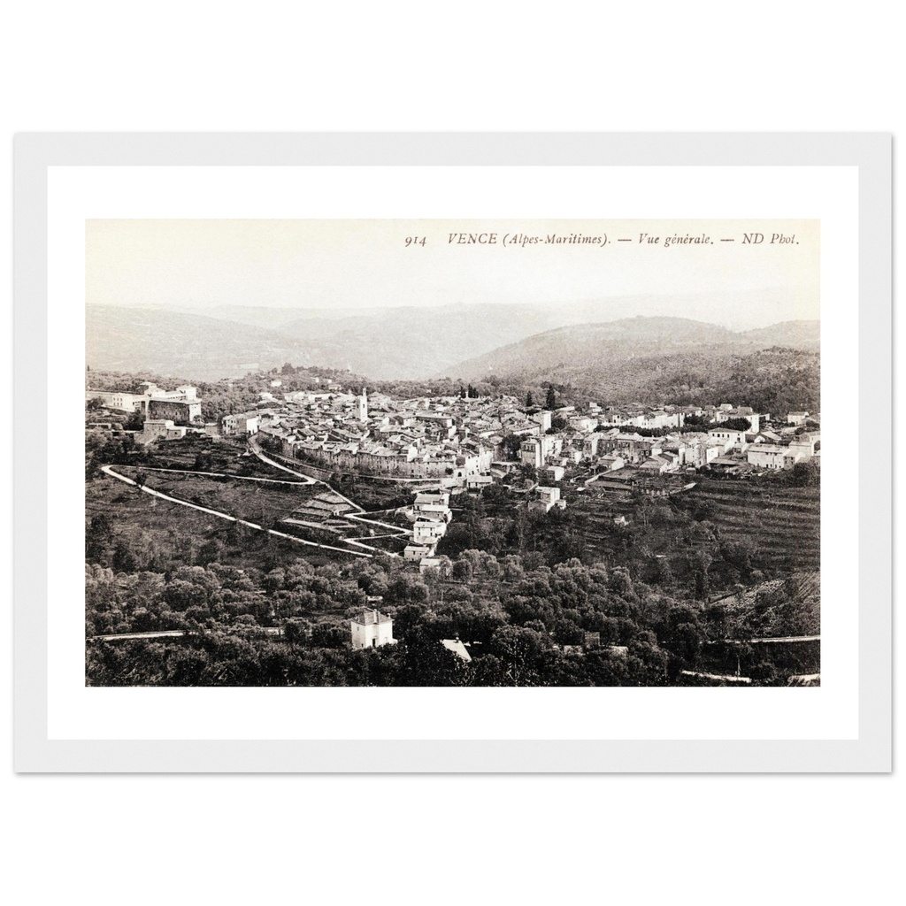 Vence - Vue generale