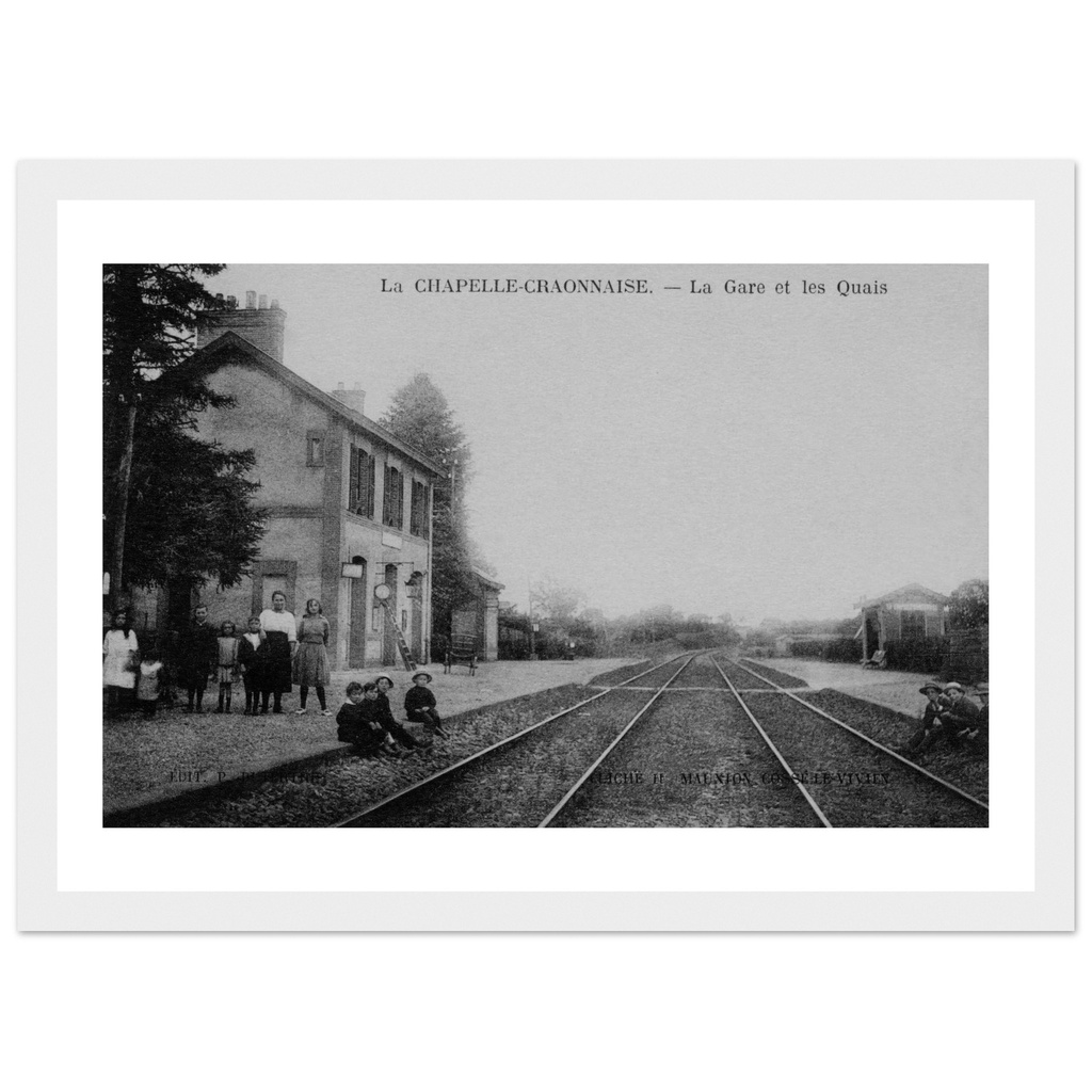 La Chapelle-Craonnaise - La Gare et les quais
