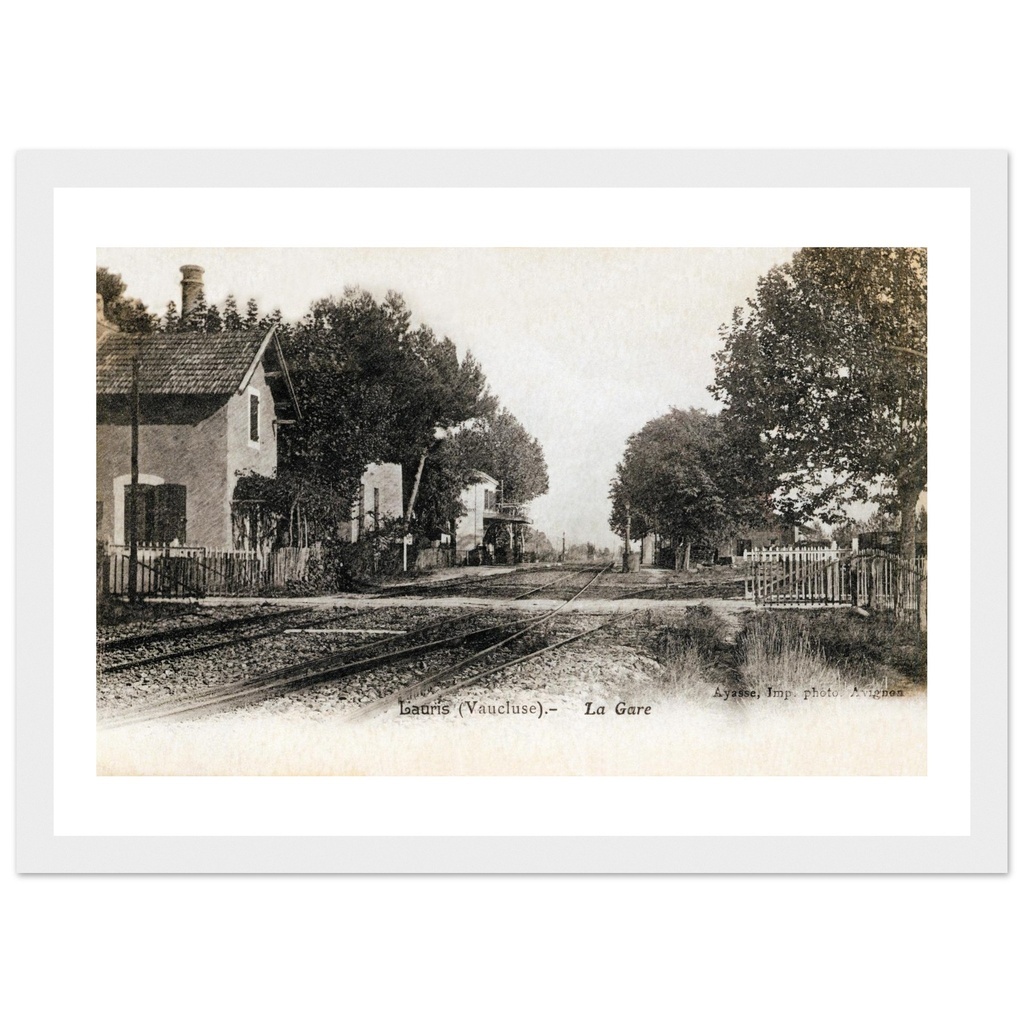 Lauris - La Gare