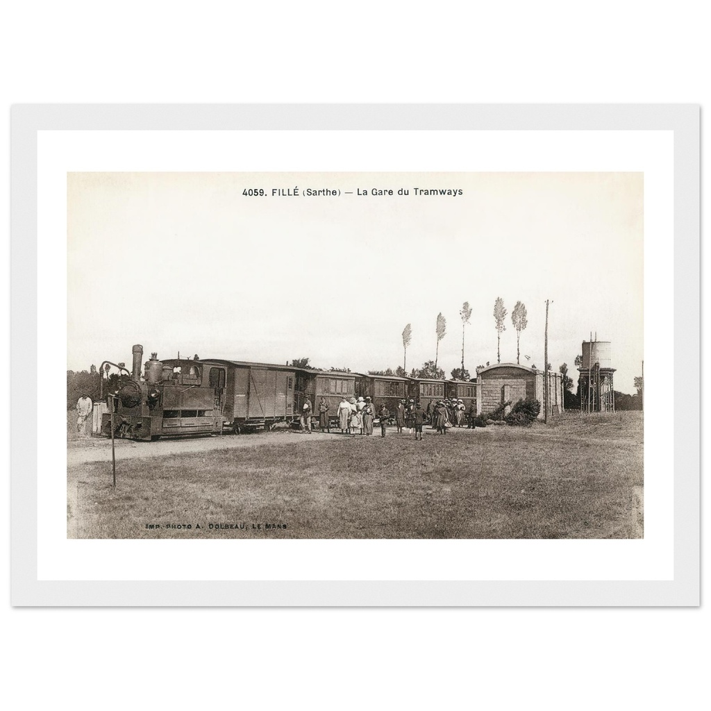 Fille (Sarthe)- La Gare du tramways