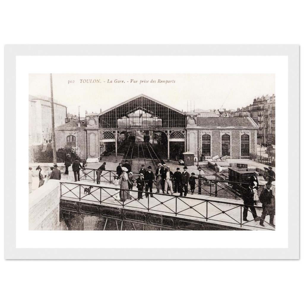 Toulon - La Gare - Vue prise des remparts