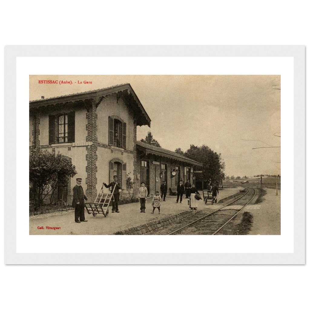 Estissac - La gare