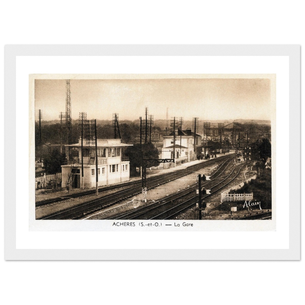 Acheres - La Gare