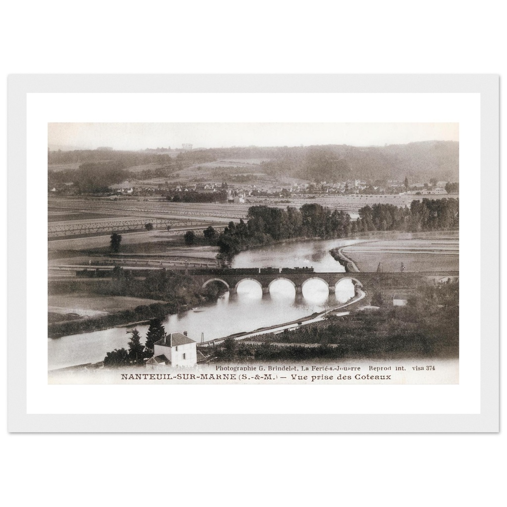 Nanteuil-sur-Marne (S-et-M)- Vue prise des Coteaux