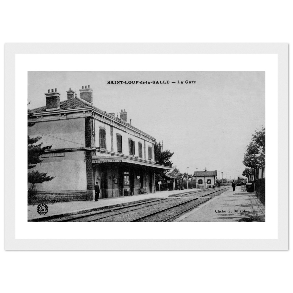 Saint-Loup-de-la-Salle - Saone et Loire - La Gare