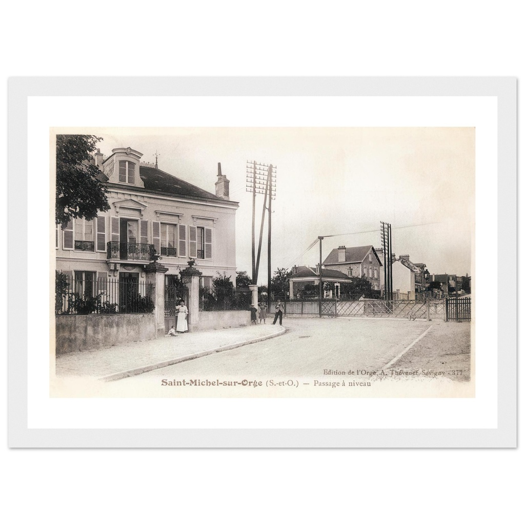 Saint-Michel-sur-Orge (S-et-O) - Passage a niveau