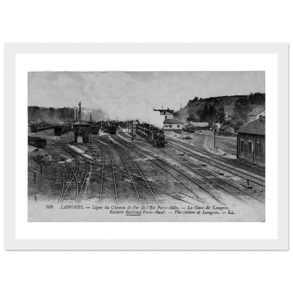 Langres - Ligne de chemin de fer de l'est Paris Bale, La gare de Langres