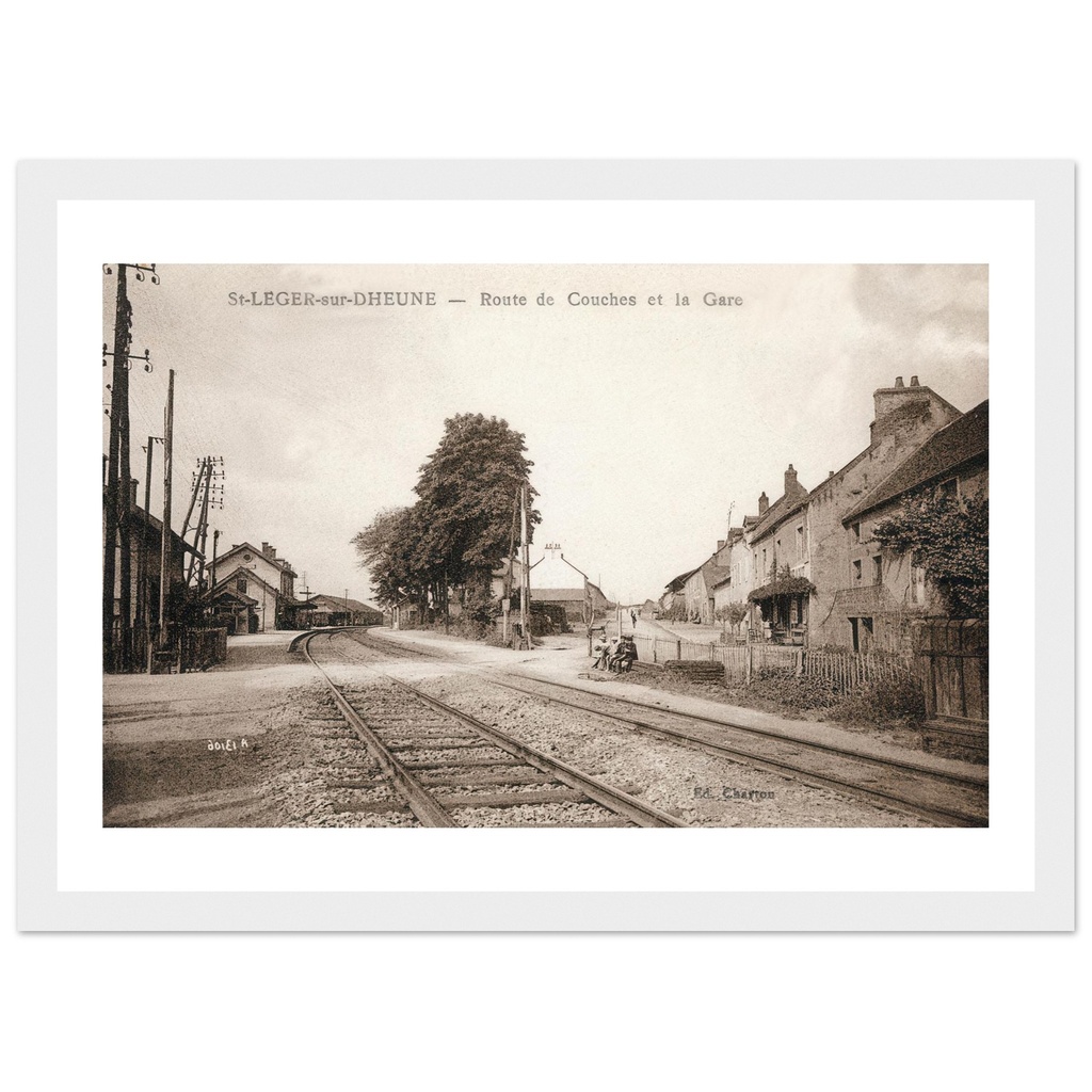 St-Léger-sur-Dheune - Route de Couche et la Gare