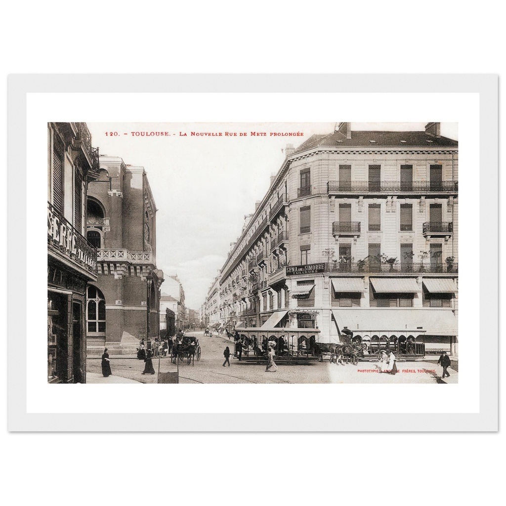 Toulouse - la nouvelle rue de Metz