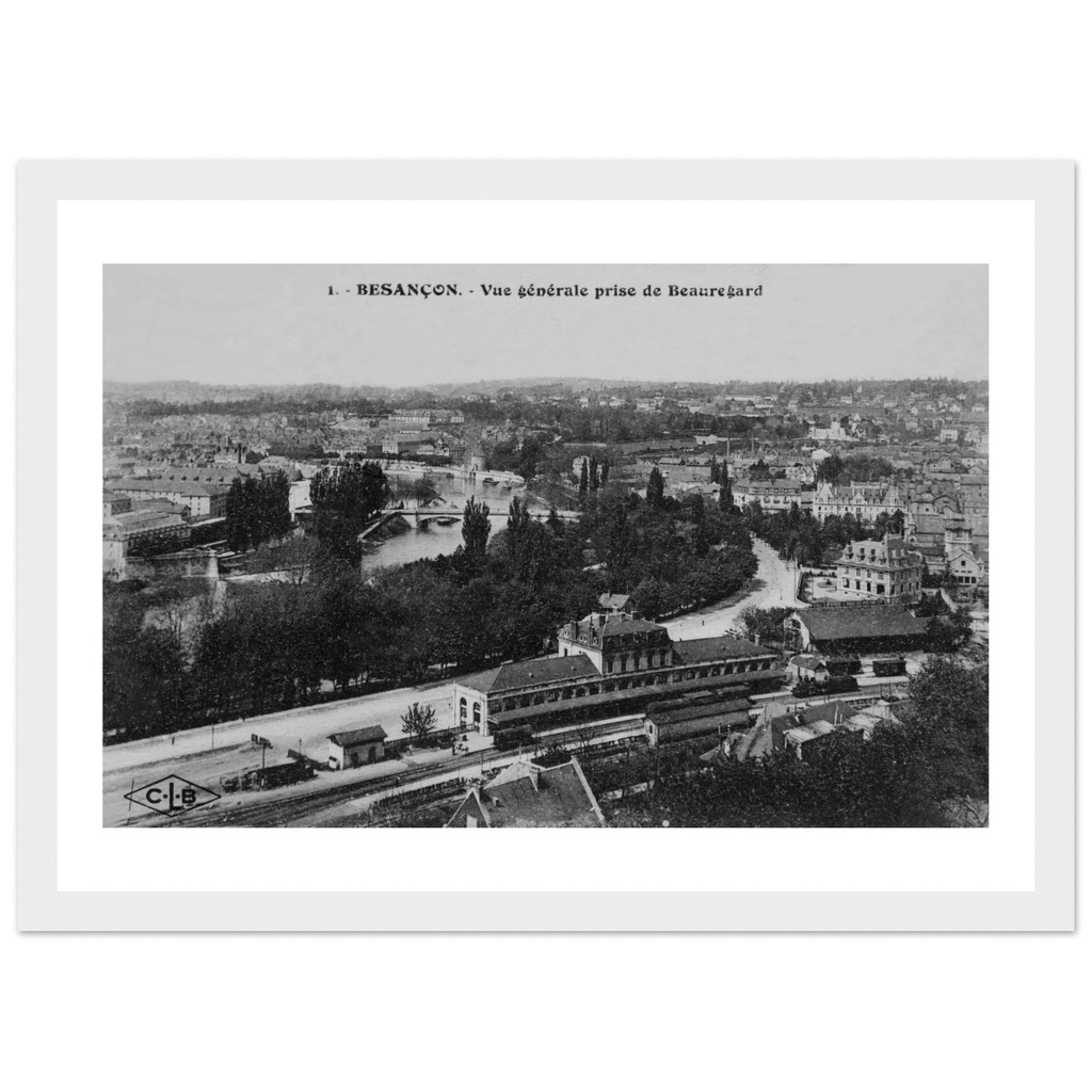 Besançon - Vue Generale prise de beauregard