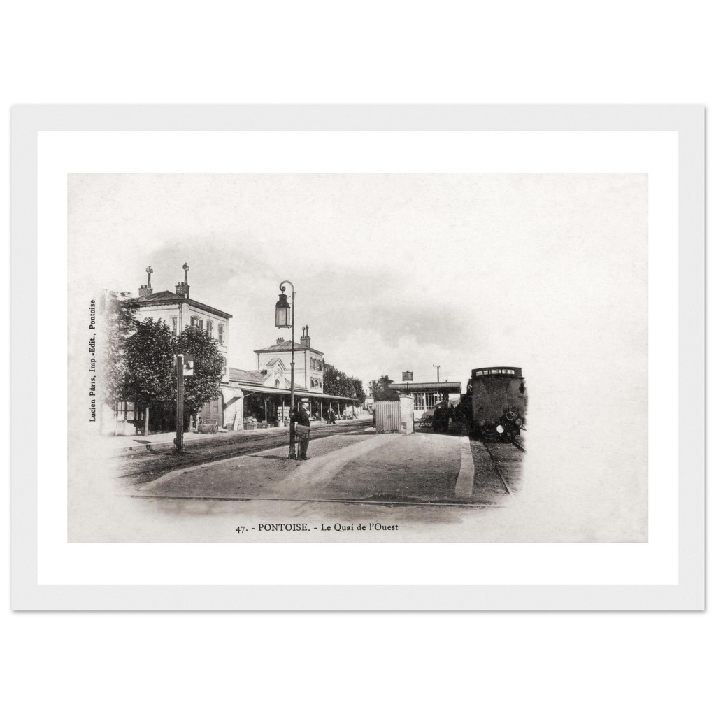 Pontoise - le quai de l'ouest