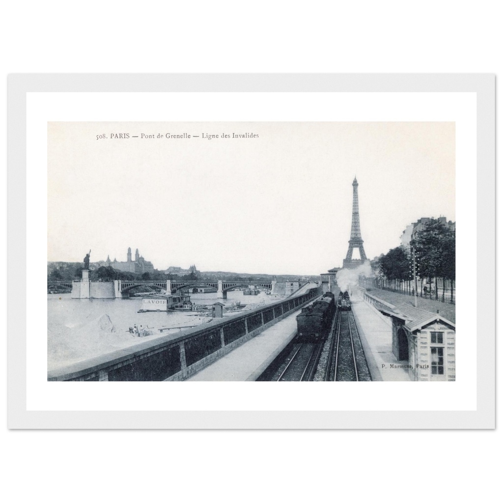 Pont de Grenelle, ligne des invalides