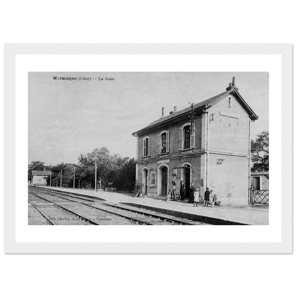 Marmagne - place de la Gare