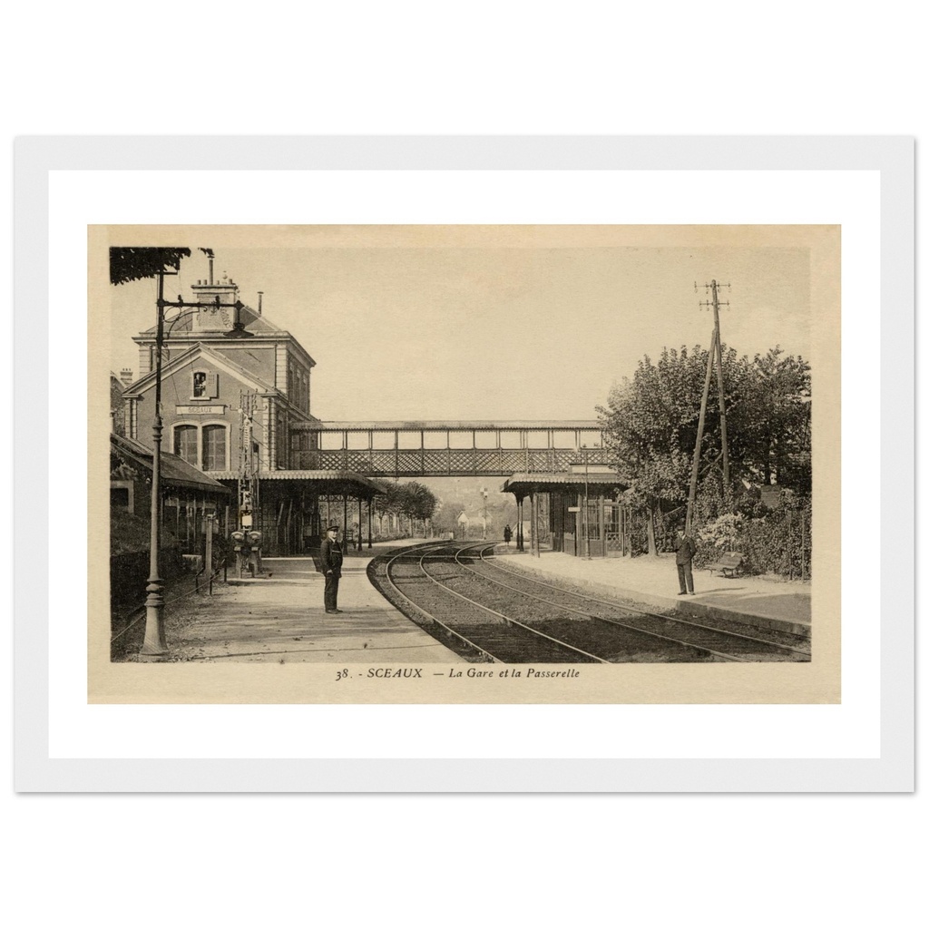 Sceaux - La Gare et la Passerelle