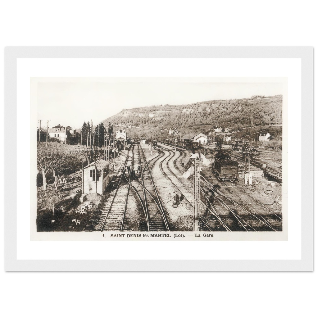 Saint-Denis-les-Martel (Lot) - La gare
