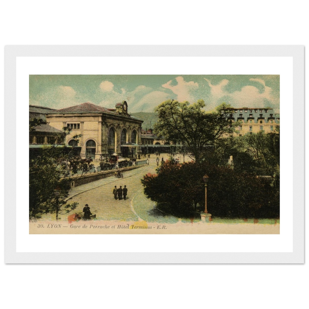 Lyon Perrache - la gare et hotel terminus