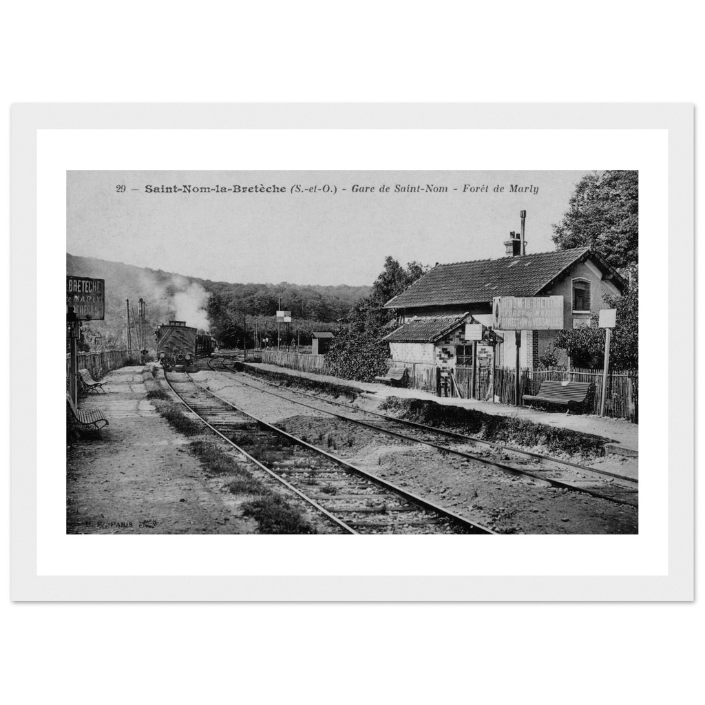 Saint-Nom-la-Bretèche - Gare de Saint-Nom - foret de Marly
