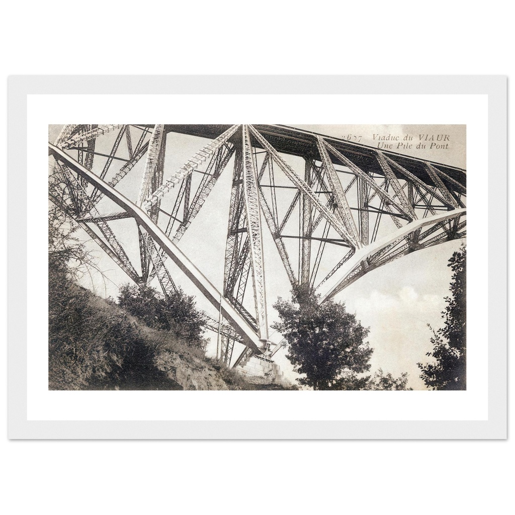 Viaduc de Viaur   Une Pile du Pont         Lot et Garonne - Aquitaine - France